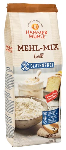 Mehl Mix hell 1000g - Hammermühle

Mehl-Mix hell von Hammermühle ist ein glutenfreies Allroundmehl / Basismehl.