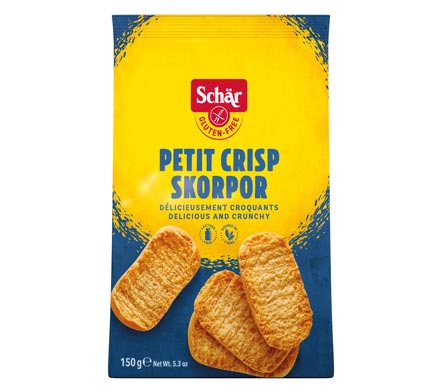Petit Crisp Skorpor 150g- Schär

 Überrasche deine Freunde mit echtem, italienischem Temperament!