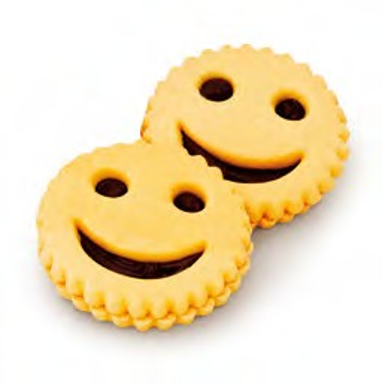 Smile (Mürbteigkekse mit Haselnusscreme) 200g - Graziosi