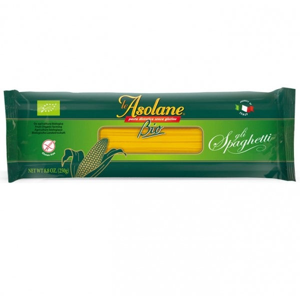 Spaghetti 250g - Le Asolane Bio

Le Asolane Gli Spaghetti 250g von Molino di Ferro sind köstliche glutenfreie italienische Bio Mais Nudeln.