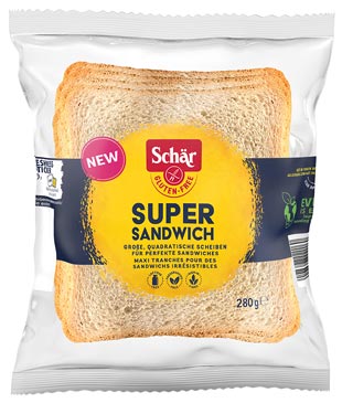 Super Sandwich 280g- Schär

Glutenfreies Super Sandwich von Schär. Glutenfreies weißes Schnittbrot.