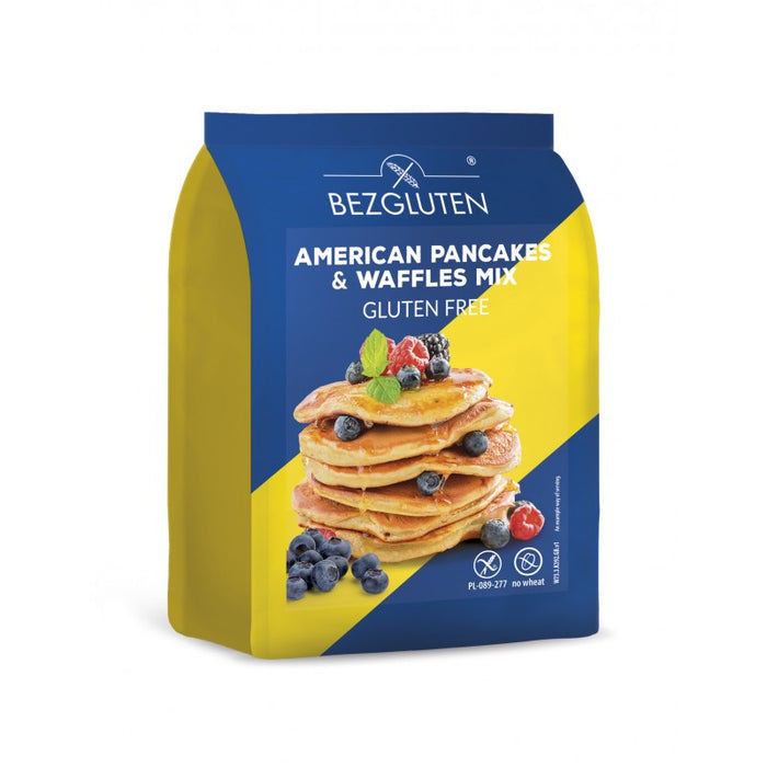 Mix für amerikanische Pancakes & Waffeln 300g - Bezgluten K392